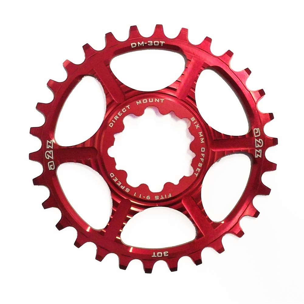 A2Z Corona A Montaggio Diretto Offset 6mm Rosso