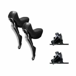 Shimano Dura-Ace ST-R9120 / BR-R9170 Coppia Comandi Freno A Disco 2x11v