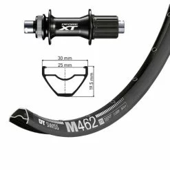 GMB XT / DT Swiss M462 Ruota Posteriore MTB 29" Boost