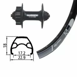 GMB Alivio / Rodi M 460 Disc Ruota Anteriore MTB 26