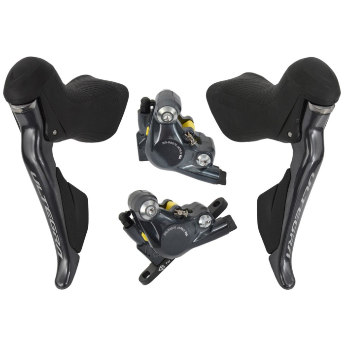 Shimano Ultegra Di2 ST-R8070 / BR-R8070 Coppia Comandi Freno A Disco 2x11v 1 Shimano Ultegra Di2 ST-R8070 / BR-R8070 Coppia Comandi Freno A Disco 2x11v