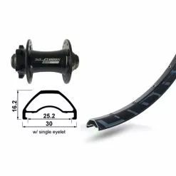 GMB XLC / Rodi Ready 25 Ruota Anteriore MTB 29" 15x100mm