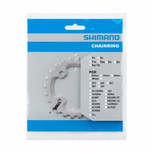 Shimano XT M785 Corona 24T (per FC-M785 2x10v) -Vendite MTB Elettriche y1ml24000 24t